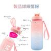 MYEEDA Water Bottle, Direct Drinking, Sports, Running, Plastic Water Bottle with Measuring Tape, Stylish, Easy To Clean, BPA-Free, High-Temperature an