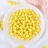 Acrylic Solid Color Round Beads for DIY Jewelry Bracelet Making