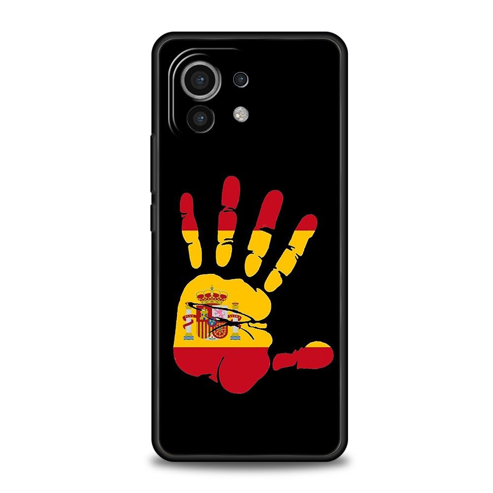 

Spain flag Phone Case For Xiaomi 17 14 15 13 14T 13T 12T 11T Pro 12 11 Lite Poco X7 X5 X3 NFC F7 F6 Soft Cover Poco X7