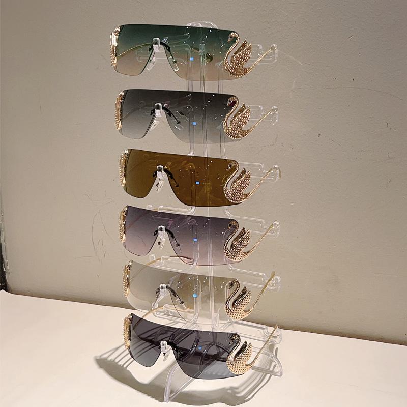 JYL TS Sunglasses UV Protection Frameless Metal Leopard/3610