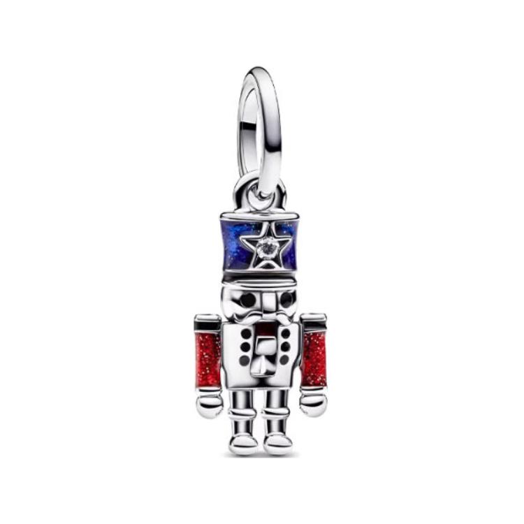 Pandora Dancing Nutcracker Pendant Women pendant Multicolor 793583C01 Shopping Bag