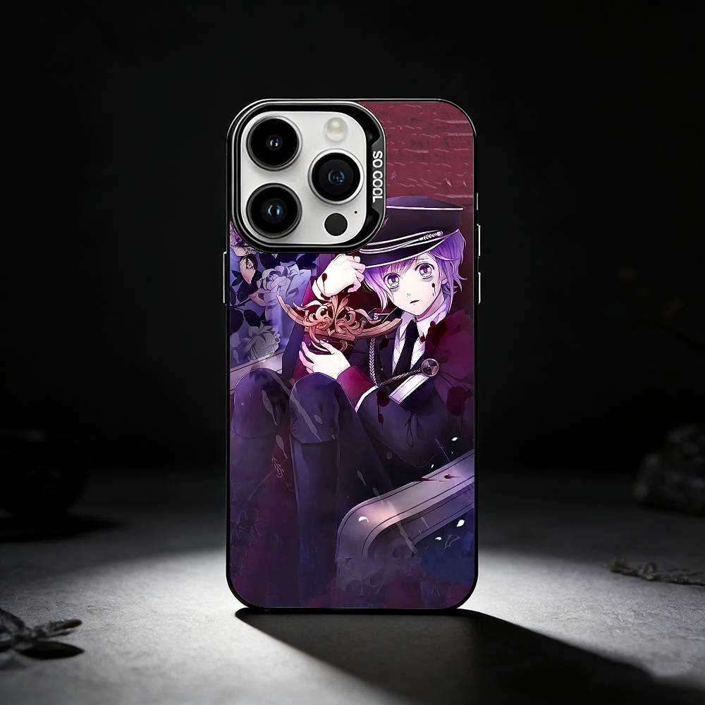 Diabolik Lovers Phone Case For iPhone 17,16,15,14,13,12,11 Plus,Pro Max,XS,Colored silver phone case