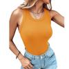 Hot Selling European & American Summer Vest with Bra - Round Neck Base Layer & Outerwear Top