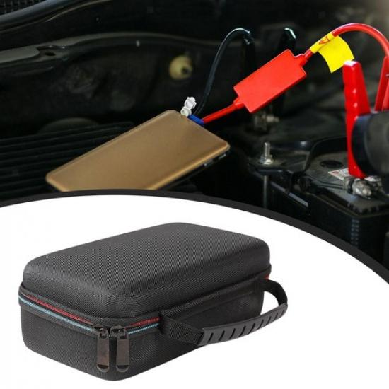 Car Starter Box for Travel Portable Holder EVA with Mesh Pocket Storage Bag