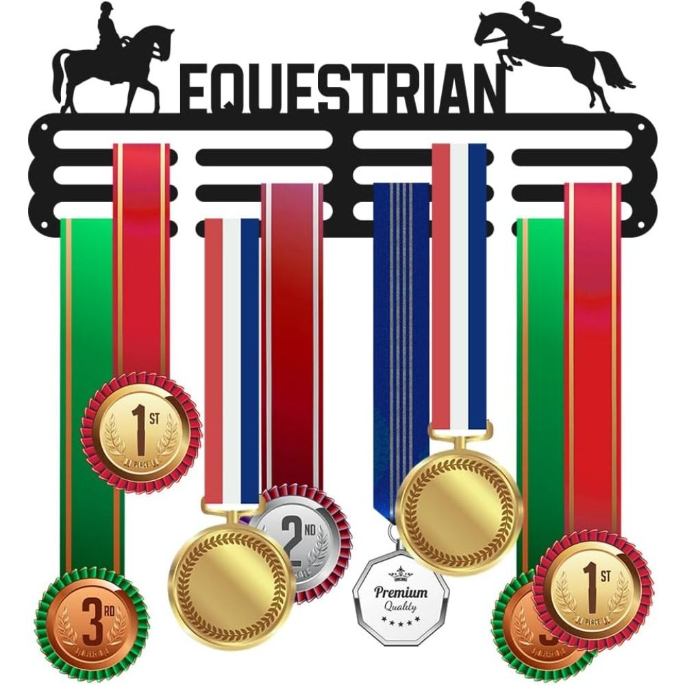 Настенный держатель для спортивных медалей Черный матовый