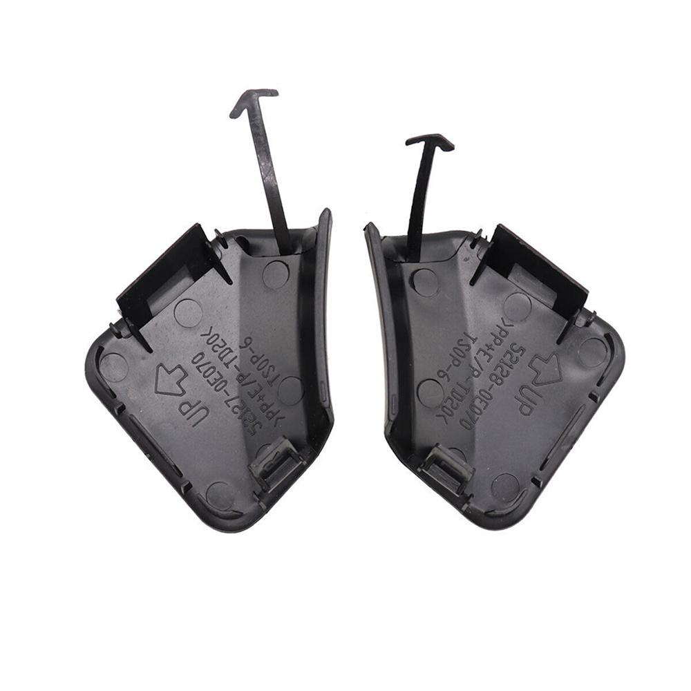 2Pcs Front Bumper Tow Hook Cover Cap Primer For Toyota Highlander 2011 2012 2013