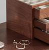 Multi-Layer Jewelry Box with Organizer Rectangular Tabletop Display Case for Earrings Bracelets Necklaces & Rings Jewelry Boxes