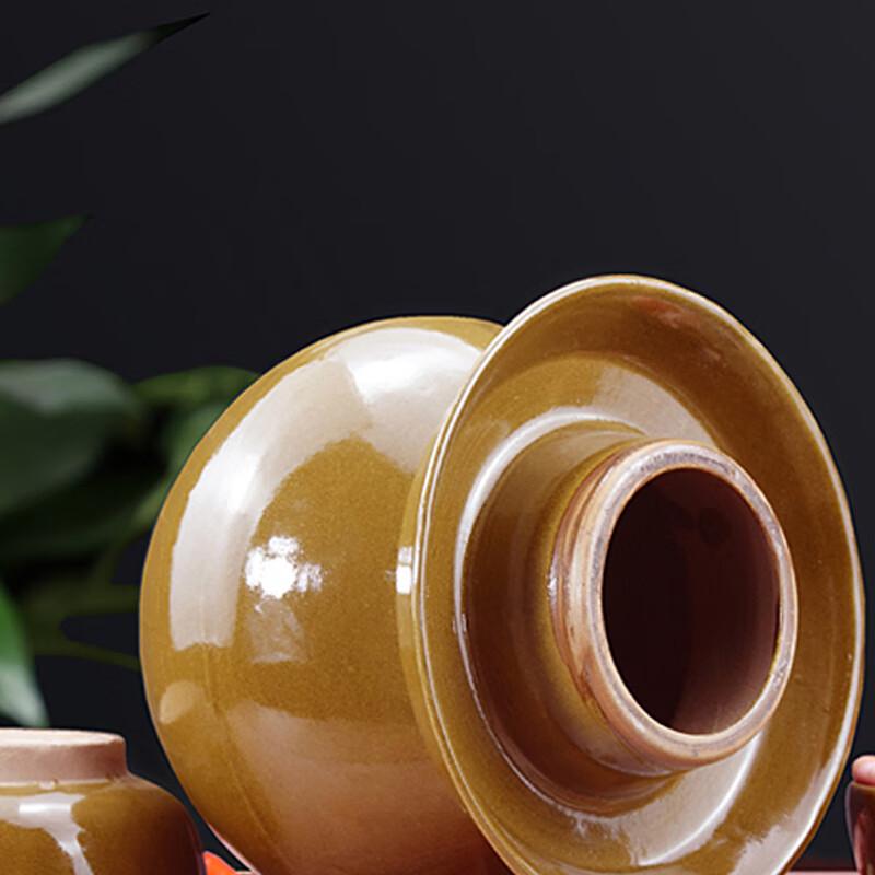 Vaso da Fermentazione in Ceramica Yimeide WYQ0364 con Coperchio