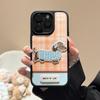 Autumn and winter ins dachshund dog leather pattern mobile phone case for Apple 17Promax protective case iPhone15/16/14