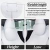 OULEX For Tesla Model 3 Y Flocking/Leather Car Seat Neck Pillow Soft Memory Neck Pillow High-Quality Headrest Lumbar Support