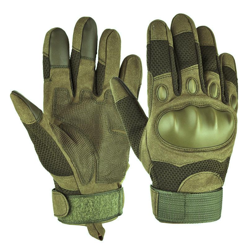 New Tactical Half Finger Gloves Hard Shell Outdoor Sports Cycling Motorcycle Fitness Mountaineering Training Long Finger Touch Screen Gloves