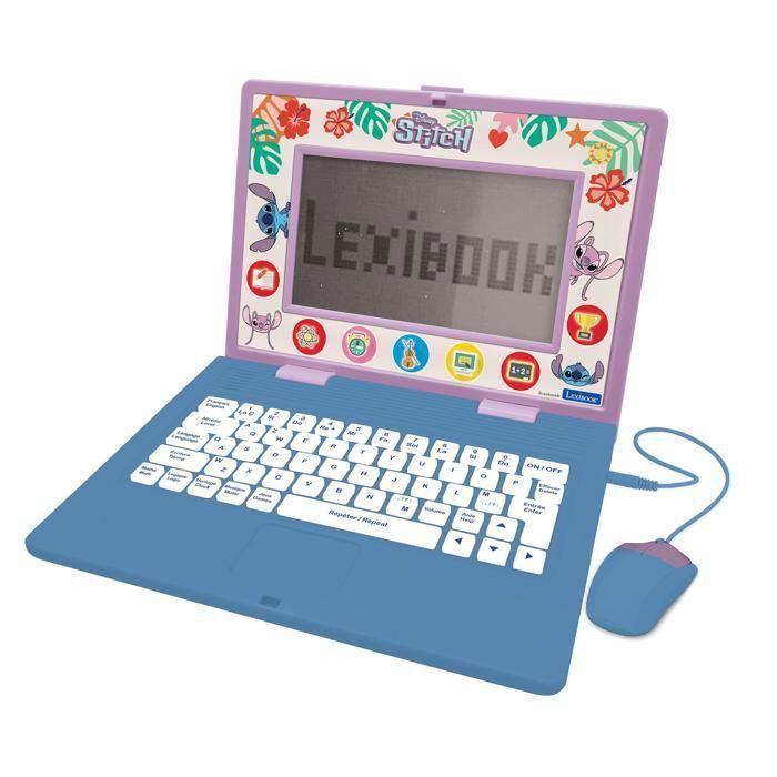 Ordinateur éducatif - LEXIBOOK - Stitch - 170 activités - Bilingue EN/FR - 7 catégories éducatives