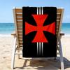 Vasco Fußballverein Bedrucktes Strandtuch, Superweiche Mikrofaser, Perfektes Geschenk Geburtstag, für Pool, Strand, Reisen, für Familie und Freunde