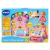 Trotteur parlant 2 en 1 vtech - super trotteur - rose pour bébé de 9 à 36 mois