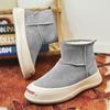 Snöstövlar Herrstövlar Brittiska bomullsstövlar Höga läderstövlar Trend 2024 Höst och vinter Bomullsskor