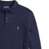 Polo Ralph Lauren Fw24 Solid Color Logo Embroidered Long Sleeve Sweater Men Sweater Hunter-Deep-Blue MNPOSWE16822053-400