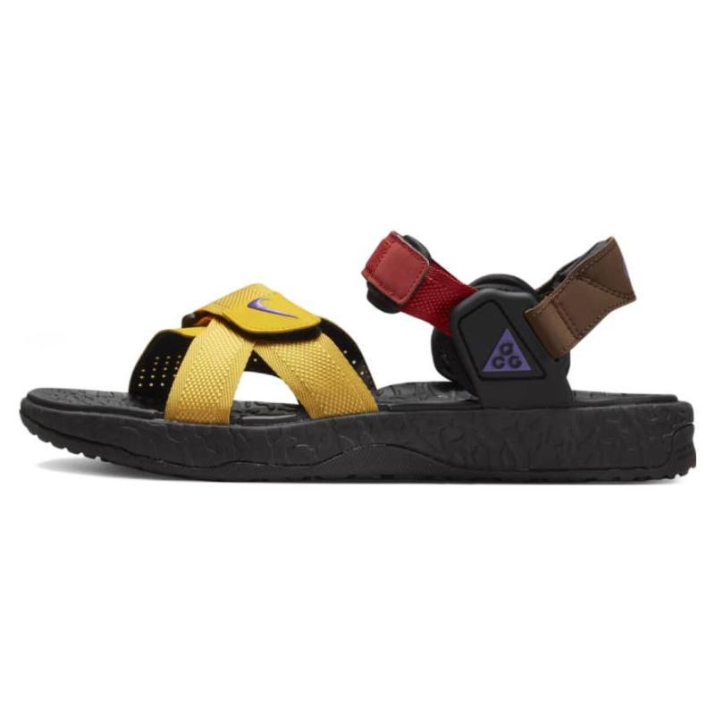 

Nike Acg Air Deschutz+ Коричневые Красные Желтые Пляжные Сандалии DO8951-700 36