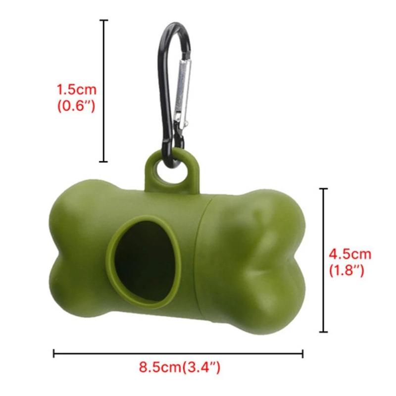 Stocked Eco Friendly Plastic Dog Poop Bag Holder Dispenser with Strong Odor Control