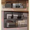 Adjustable Under-desk Cable Management Tray with Clamp Metal Desk Cable Organizer No Drill Wire Socket Storage Home