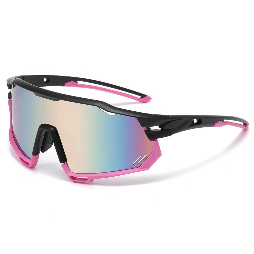 New Cross Border Cycling Sunglasses Outdoor Sports Colorful Windproof Men's Women's Large Frame Mountaineering Glasses