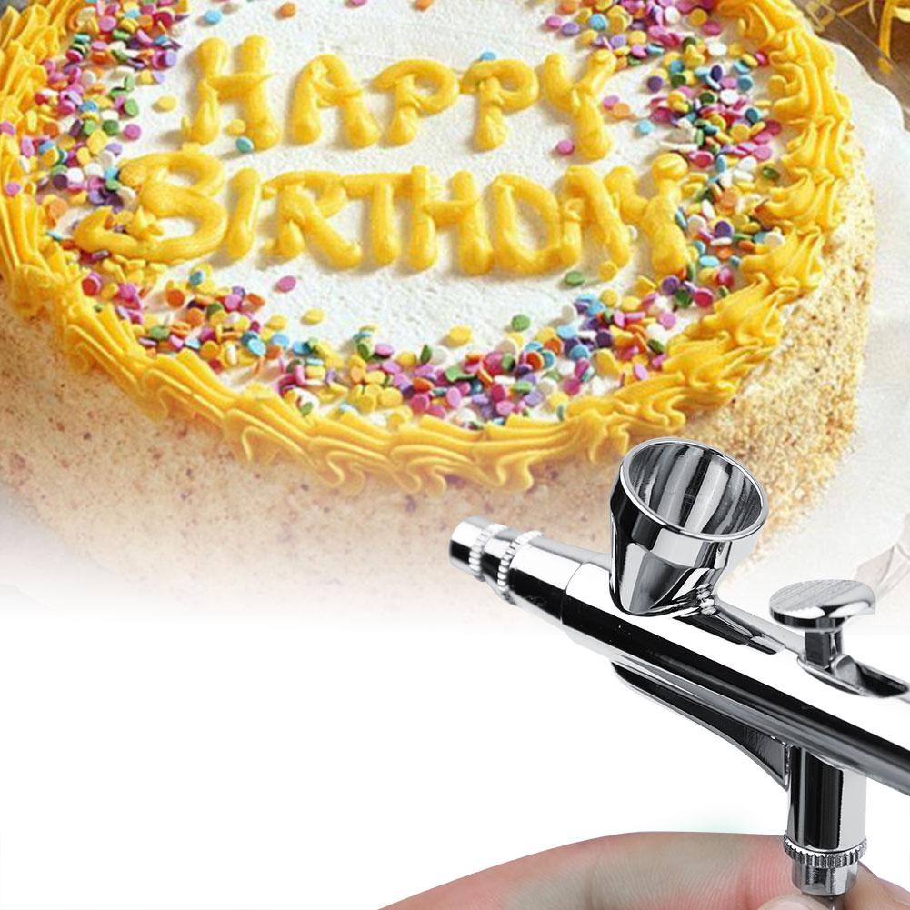 Portable Mini Airbrush Compressor Set Cake Spray Cookie Coloring Machine