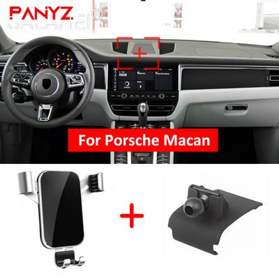 For Porsche Macan Car Mobile Phone Holder Car Air Vent Mount Smart Phone Holder Stand Cell Phone Stable Cradle Auto Accessories