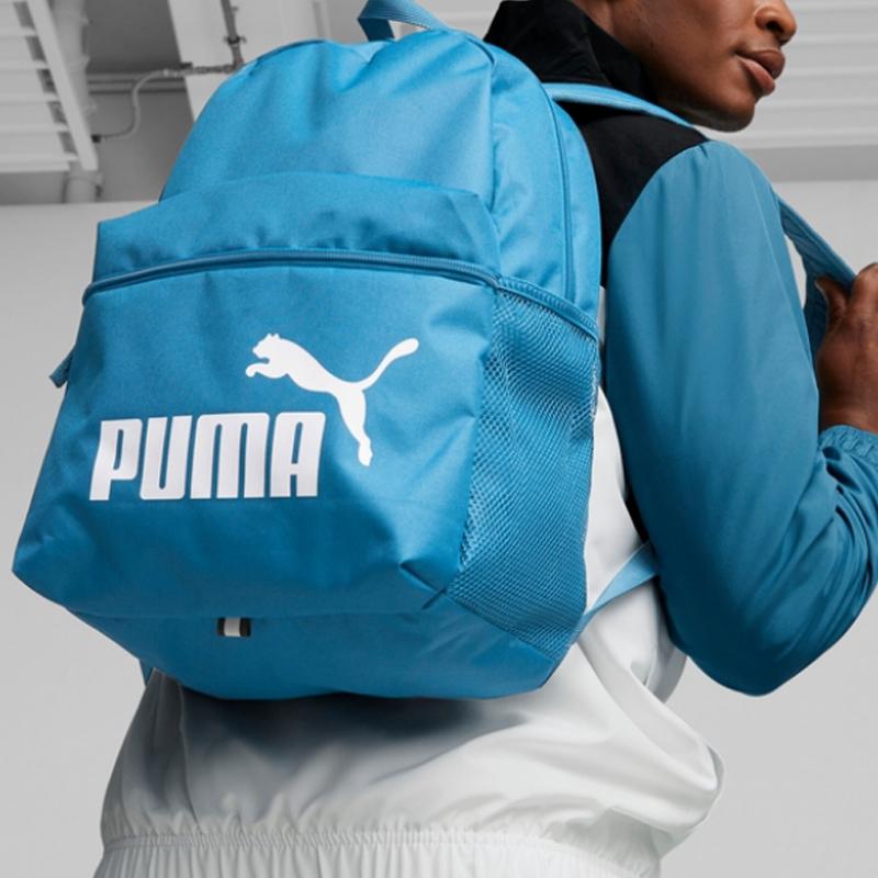 New PUMA Fabric Backpack Unisex Lake Blue 078560-03
