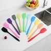 Heat Resistant Silicone Spoon Kitchen Spatula Frying Pan Shovel Mixing Scraper Bakeware Utensil Handle Scraper Cookware Tool