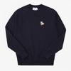 Maison Kitsune Gu00342km0002 P480 Chillax Fox Patch Public Sweatshirt