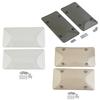 2Pack Car License Plate Tinted Tag Shield Cover Plastic Clear Protector Car License Plate Frame License Plate Accessories