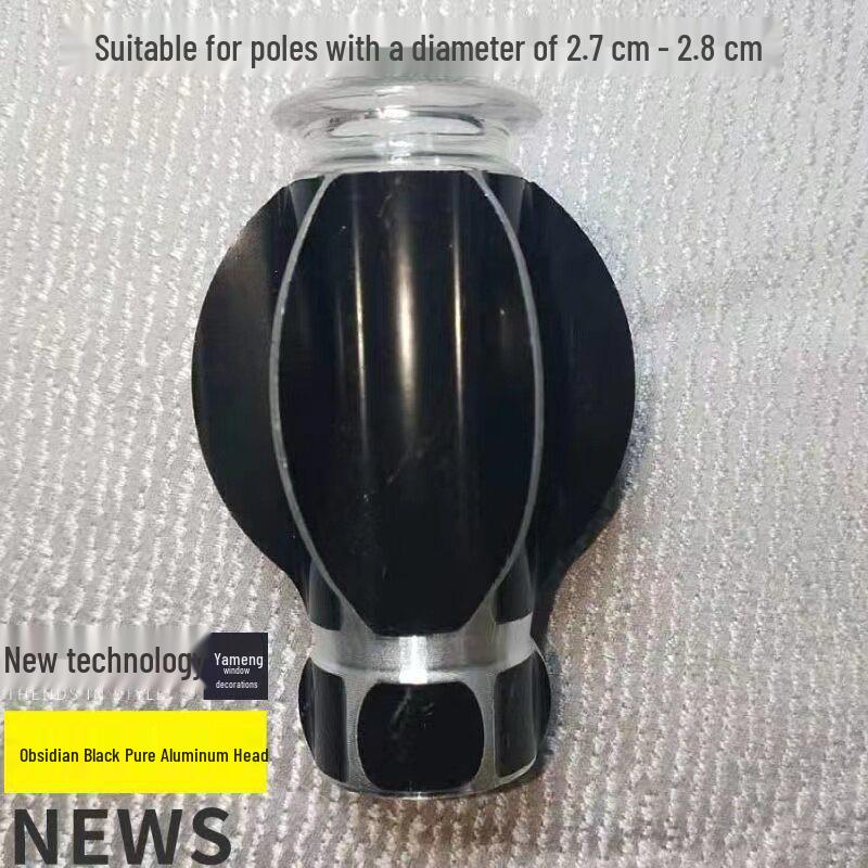 Romersk Stång Lyxig Dekorativ Ändknopp Gardiner Stoppare Tillbehör