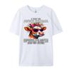 Cow I Try To Avoid Drama Because The Mouth My Mama Gave Me Mens Clothing Short Sleeve T-Shirt Men T Shirts Loose