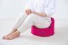 EXGEL Floor Punifit Lime Cushion Floor Hurt Your Butt Made In Japan Cute Round Mini Seat Chair for Lower Back Pain Prevention and Knee Pain Prevention
