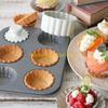 F26C Pastry Egg Tart Mold Muffin Bakeware Cupcake Pan Carbon Steel Gift