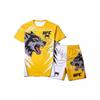 Mens UFC-Style MMA Training Set 3D Printed Short Sleeve T-Shirt Shorts Sportswear Casual Gym Wear