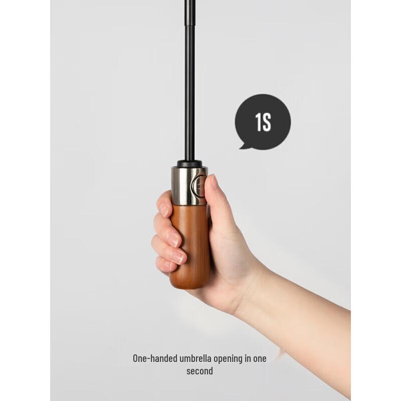 ZUODU Large Fully Automatic 10-Rib Folding Umbrella