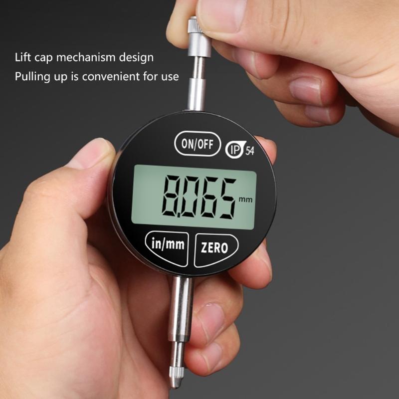 Waterproof Oil Resistant Digital Dialling Indicators Large LCD Screen 0.001mm Accuracy Thickness Depth Height Measurement Tool