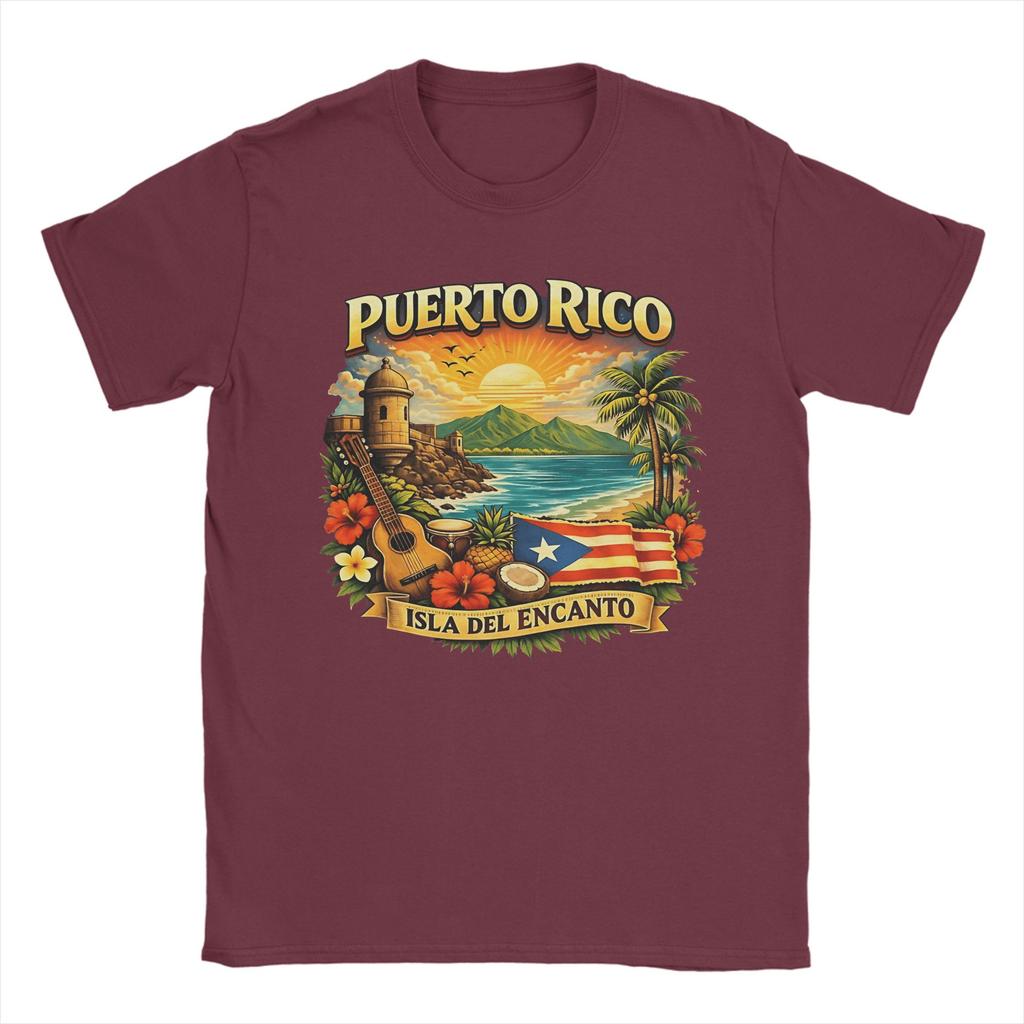 Puerto Rico T Shirt Summer Trendy Cool TShirts Unisex Cotton Comfortable XL XL XL Clothes ShortSleeved Funny Tops