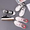 Classic Design Women's Canvas Sneakers Lightweight Non-Slip Breathable Lace-Up Casual Shoes Comfortable Walking Shoes for Teen