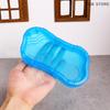 1Pcs Mini Swimming Pool Model Blue Miniature Pool Scene Ornament Dollhouse Toy Accessories For Doll Houses