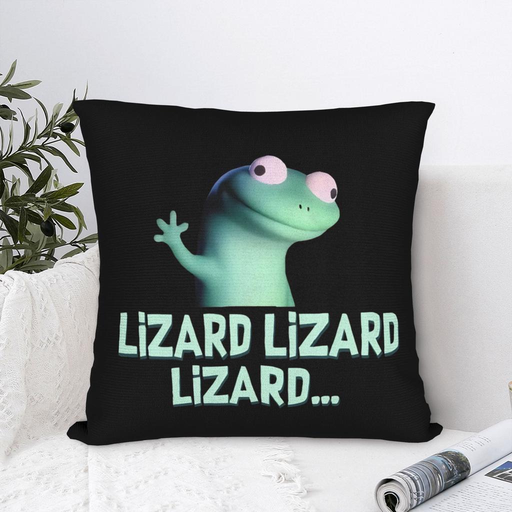 Tom Lizard Skateboard Meme Throw Pillow Cover Polyester Decorative Pillow Hoppers Novelty Cushion Covers