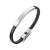 Individuelles dünnes Lederarmband, personalisierbares verstellbares Armband, Punk-Leder-Wrap für Damen und Herren