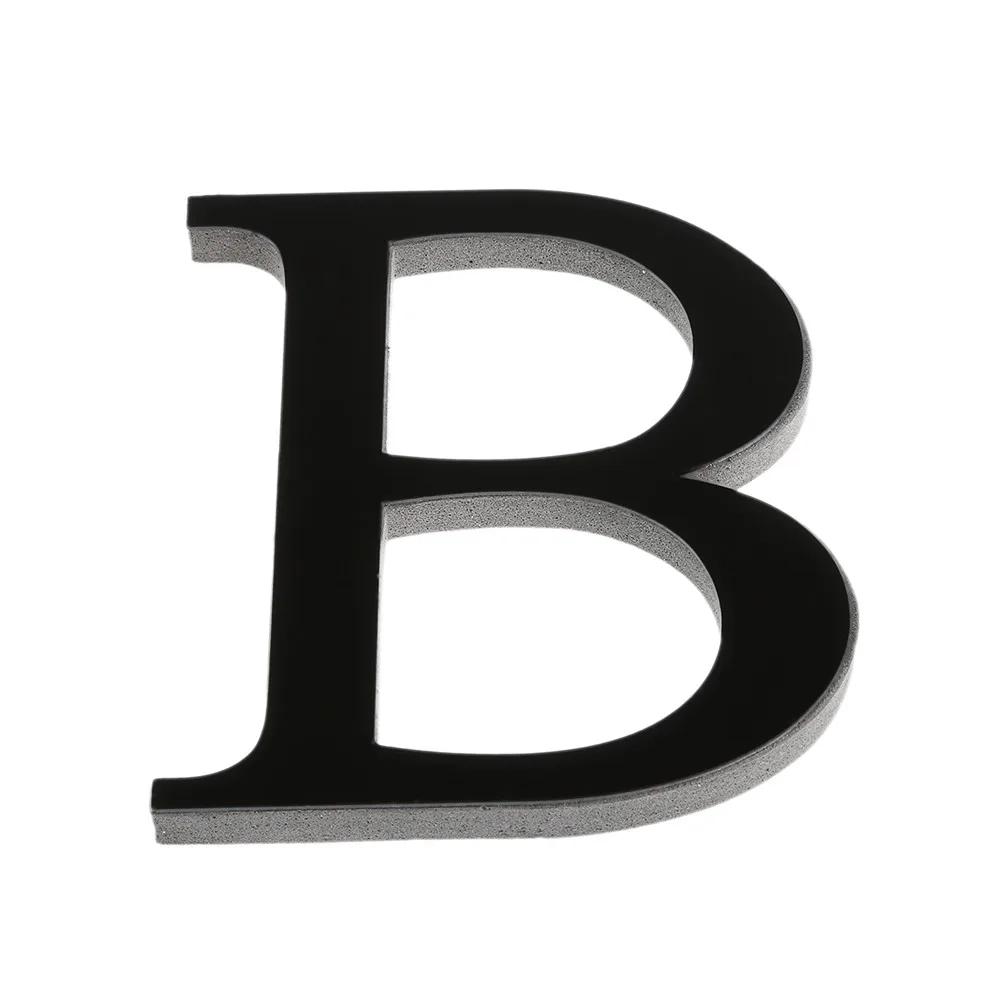 

20cm high26 Alphabet DIY 3D Wall Decal Decorations Black English Alphabet Decal Home Wall Party Decorations