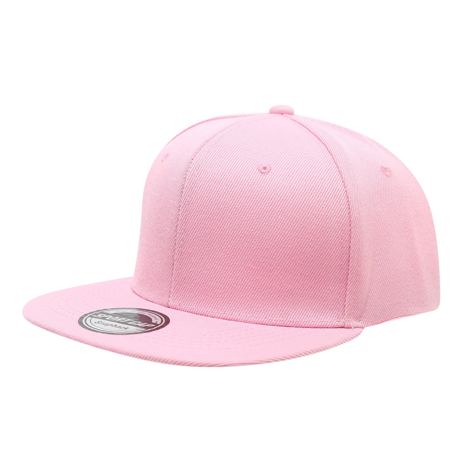 

Adjustable Flat Brim Baseball Cap Classic Six Panel Structured Snapback Hat Durable Fabric Unisex Headwear for Outdoor Activities One Size