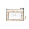 Coach Skinny Id Case 11 Floral Print Logo Canvas Wallet Women Wallet Gold Light-Khaki Multicolor CR972-IMOTV