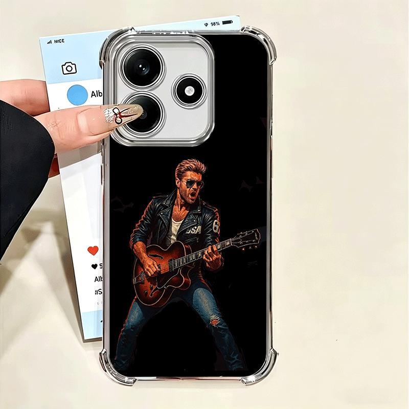 George Michael Soft Phone Case For Xiaomi Poco X7 X8 Pro Max X6 X5 X3 F8 Ultra F7 M8 M7 M5S Redmi 15C 15A 15 14C 13C 12C 13 12