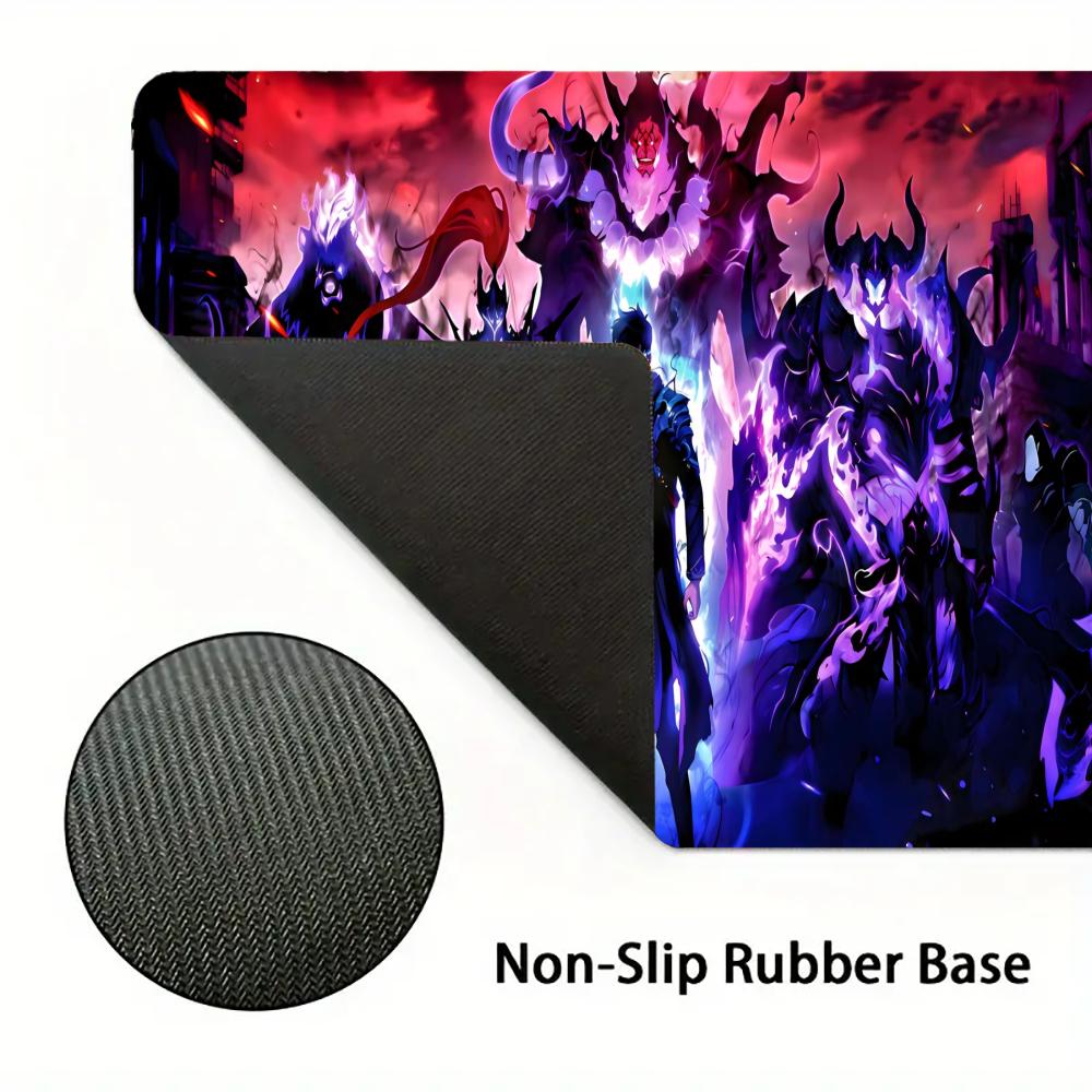 Solo Leveling Anime Mouse Pad Large Gaming Non-slip Mousepads Laptop Art Mausepad Tablet Gamer Keyboard Mat Mini PC Playmat