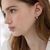 Tatiana (925 Silver) Lumi Heart Ear Jacket Earrings EC3181