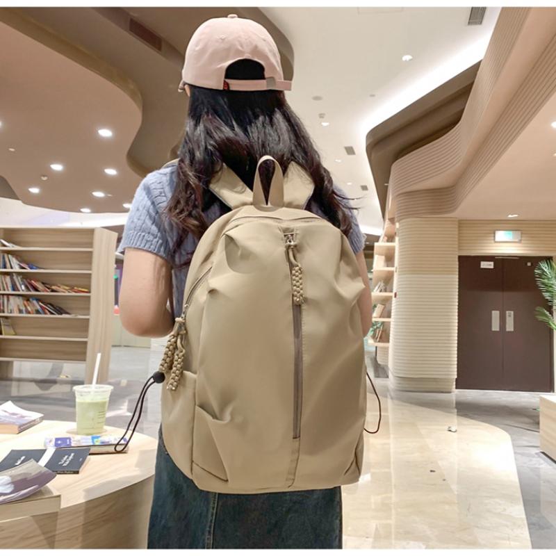 Large Capacity Schoolbag Male And Female High School College Students Simple Leisure Sports Backpack  Travel Backpack