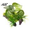 Betta Fish Hiding Spot Aquarium Artificial Plant, Realistic Plastic Plants, Underwater Faux Greenery, Decoration Tank Fake Aquatic Plants for Scenery